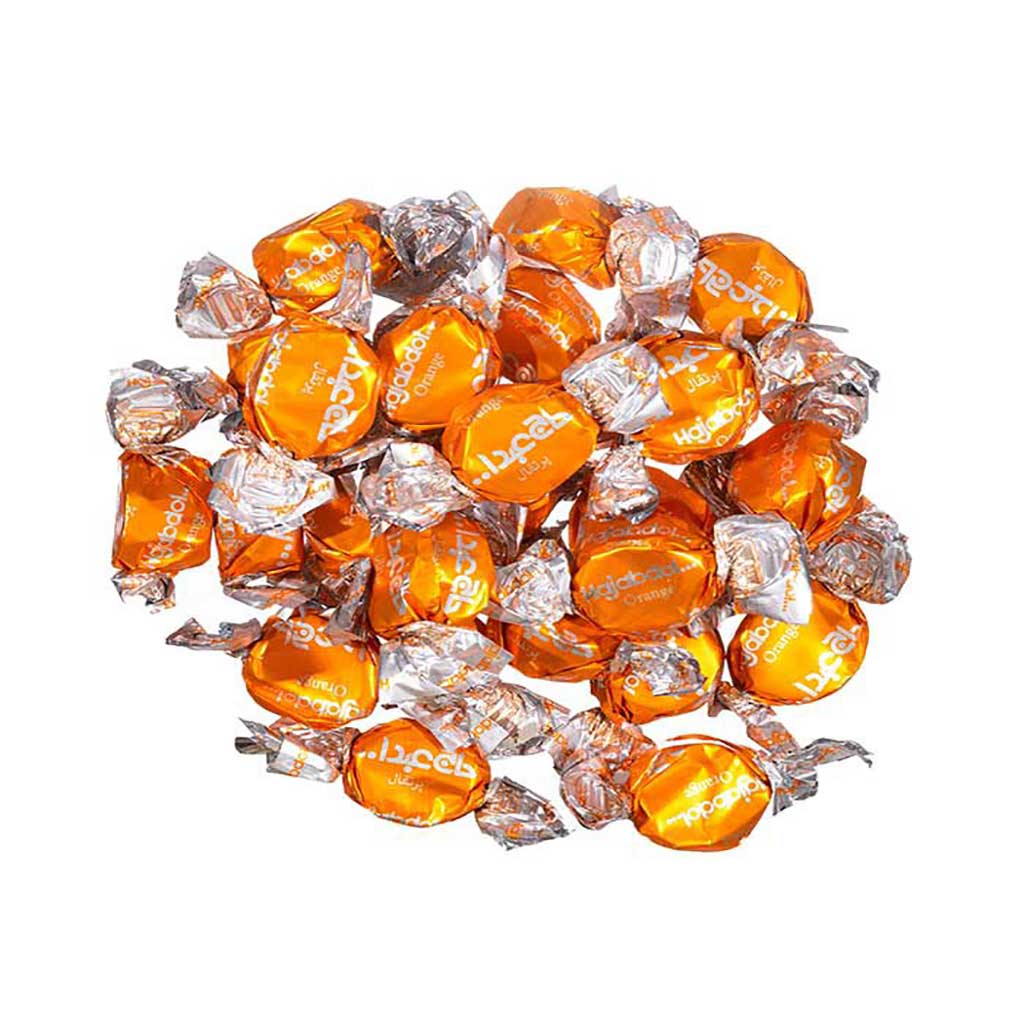 شکلات پشمکی پرتقالی حاج عبدالله