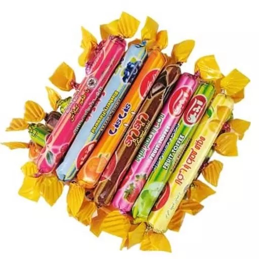 تافی لیس لیس میوه ای آیدین (تافی مدادی)