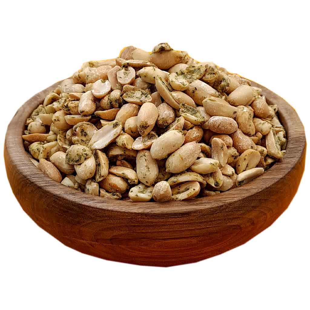 بادام زمینی بلنچد با طعم هالوپینو