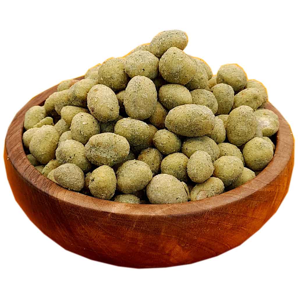 بادام زمینی روکش دار پیاز جعفری