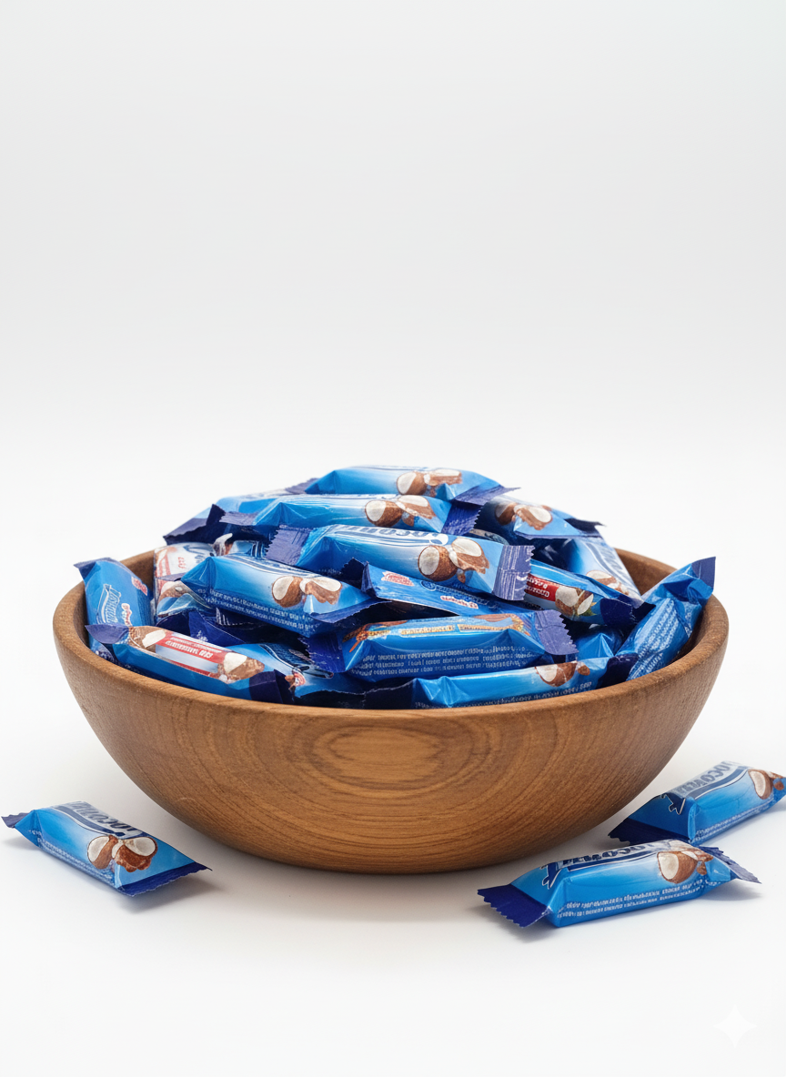 شکلات مغزدار نارگیلی آیسودا