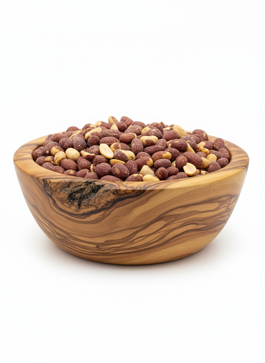 مغز بادام زمینی دوآتیشه