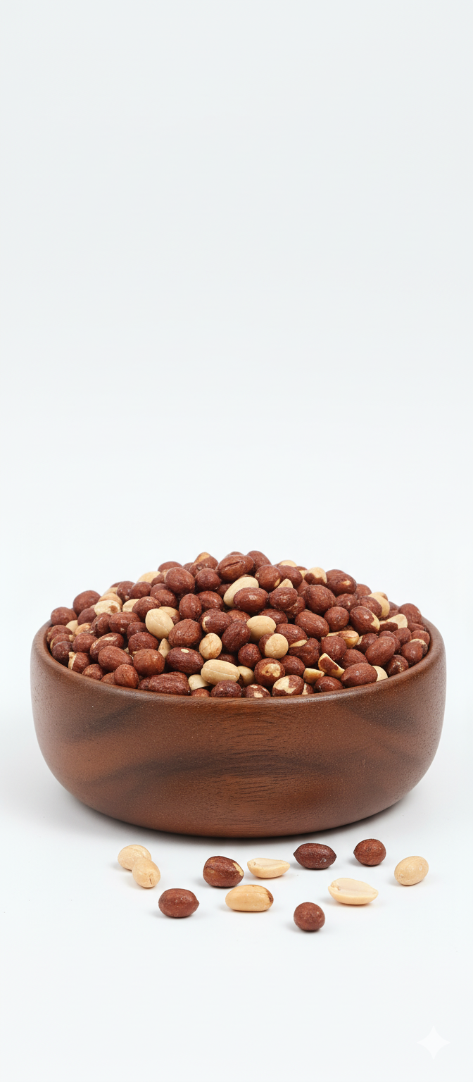 مغز بادام زمینی با طعم باربیکیو