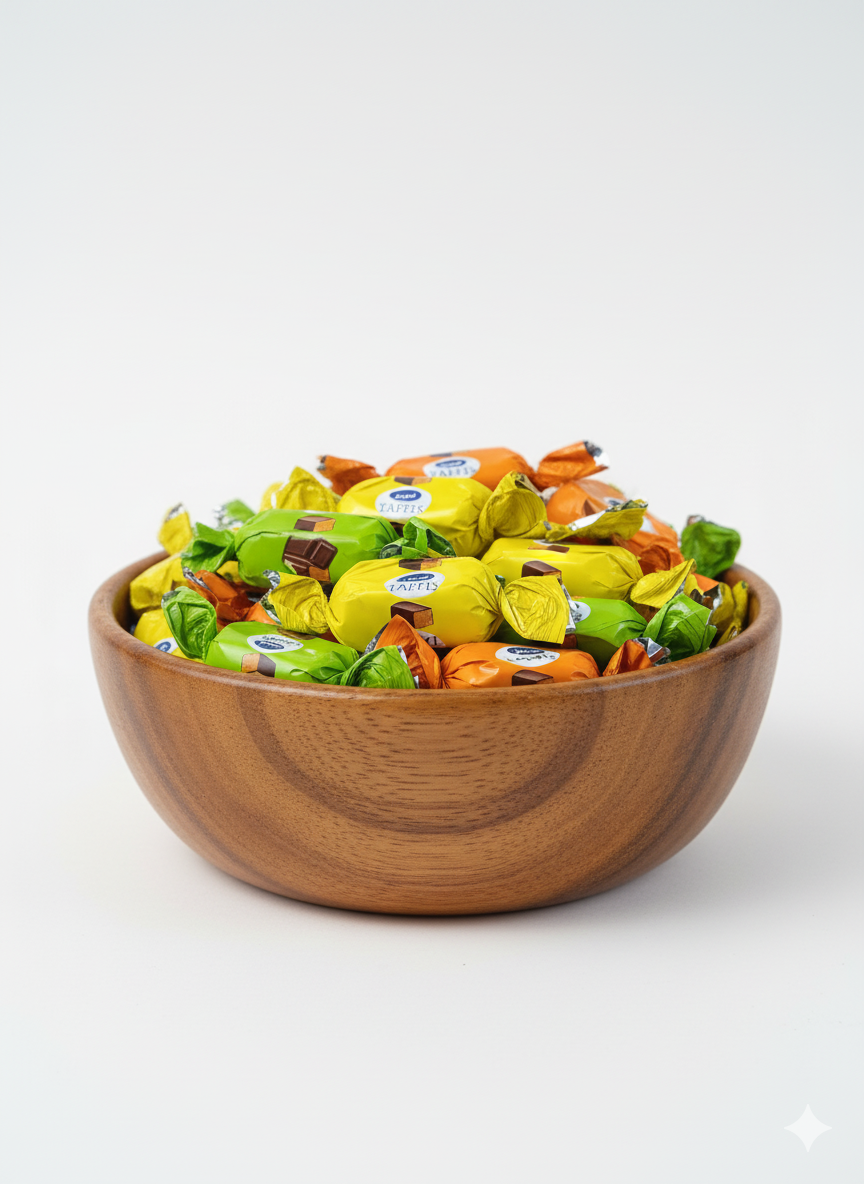 تافی تافیس سه رنگ شونیز